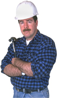 man with helmet